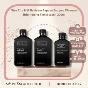 Sữa rửa mặt Revision Papaya Enzyme Cleanser - Brightening Facial Wash - Purifying Cleansing Gel