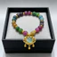 Mới Cầu Vồng Tourmaline Ruyi Khóa Vòng Tay Nữ Phong Cách Dân Tộc Handmade Đính Hạt Vòng Tay Ins Niche Thiết Kế Trang Sức Thời Trang