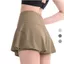 FANSIN Nữ Skort, Quần Short Tích Hợp Phong Cách Crossover Quần Short Váy Thể Thao, Quần Short Chống Ẩm Giả Hai Mảnh Kiểm Soát Bụng Váy Cao Cấp Huấn Luyện