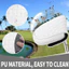 Vỏ câu lạc bộ Golf màu trắng Unisex Lưới nam châm đóng hình bán nguyệt Putter Nắp bảo vệ