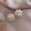 PNPIA- Bông Tai Bông Tai Bông Tai Ngọc Trai Trắng Nhẹ Nhàng Cảm Giác Cao Cấp Kẹp Tai Cho Nữ Tính Khí Tiệc Cưới Phụ Kiện Trang Sức Quà Tặng