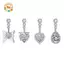 CANAMEK Thời Trang Trái Tim Bụng Nút Nhẫn Thép Không Gỉ Tòn Tòn Rốn Xuyên Barbell Cho Nữ Cô Gái Gợi Cảm Cơ Thể Xuyên Trang Sức CSF