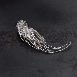 MAUROPOLI Đôi Cánh Thiên Thần Bộ Xương Kẹp Tóc Phong Cách Trung Hoa Mới Lông Vũ Mát Kẹp Tóc Nổ Bên Kẹp Thời Trang Phù Hợp Với Phụ Kiện Tóc Nữ