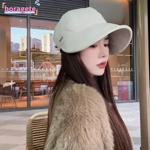 Mũ đi biển BORAGETE, Mũ chống nắng vành rộng di động, Mũ xô có thể gập lại mùa hè có thể điều chỉnh dành cho nam nữ