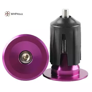 < WHPHous-t > 1 Cặp Tay Cầm Xe Đạp Nắp Đầu Cắm Xe Đạp Xe Đạp Hợp Kim Nhôm Tay Cầm Tay Cầm Thanh Nắp Đầu Cắm Phụ Kiện Xe Đạp 8 Màu Đẹp