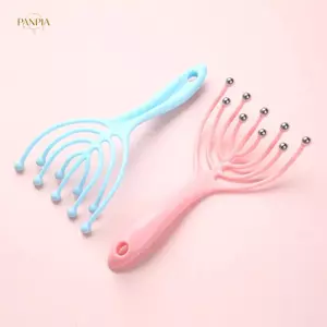 PNPIA- Chín Móng Vuốt Đầu Massage Da Đầu Thư Giãn Spa Massage Sâu Chín Hạt Massageb