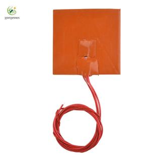 [FUXIN]Silicone Heating Pad Flexible For Printer Heated Bed Square Tool 100x100mm 1pc