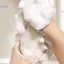 Khăn tắm 2 trong 1 Loofah có dây rút đóng cửa cho xà phòng Lưới tẩy tế bào chết mềm Vòi hoa sen Bọt biển Chăm sóc da Dụng cụ tắm