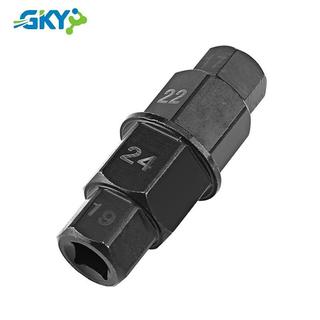Bánh trước xe máy GKY 17 19 22 24mm Trục lục giác Công cụ loại bỏ trình điều khiển trục chính GKY