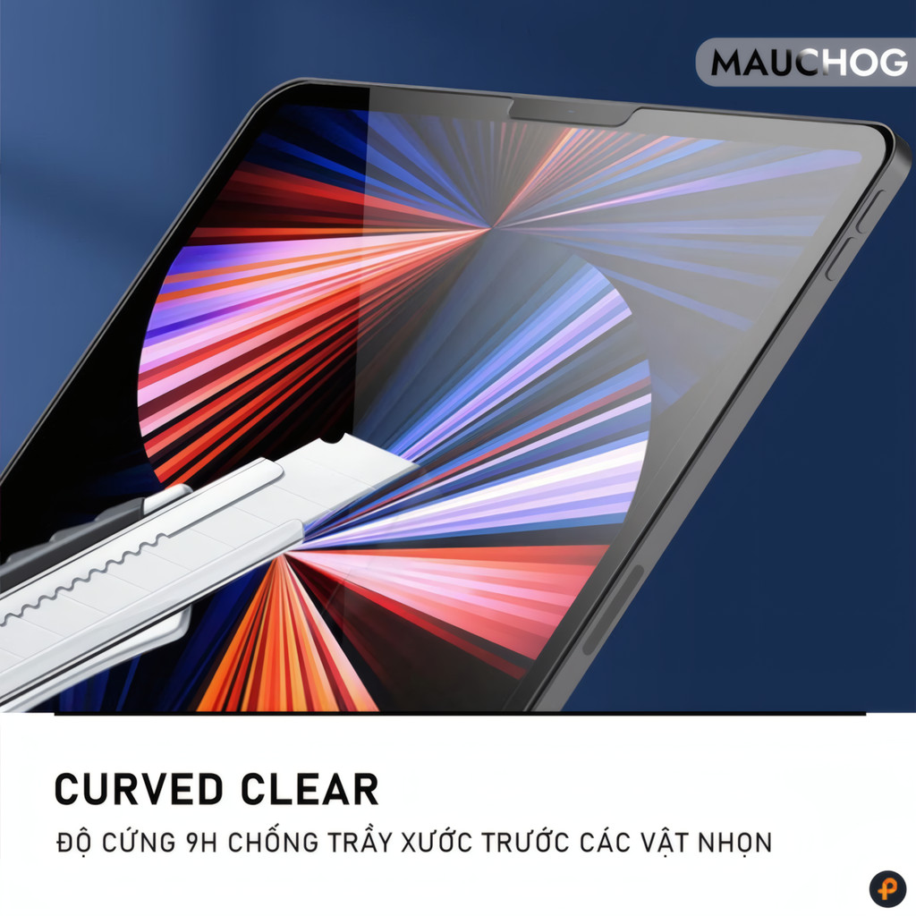 Kính Cường Lực Trong Suốt Cho Máy Tính Bảng iPad Mini 7 6 5 4 Air 8 7 6 5 4 Pro M5 M4 M2 Gen 9 8 7