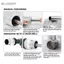 Belleshopp Diydeg Có Ngăn Giá Đỡ Kẹp Cổng Kết Nối Ống Deburring Chamfer Dụng Cụ Adapter Dành Cho 5/16in Đến 2-1/8in Mũi Doa Burr Cắt Tỉa và Ống