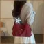 SQ11 Túi tote đi lại màu trơn mờ mới Túi đeo chéo thông thường lớp học sinh đơn giản