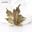 AqToCna Nhiều Màu Sắc Lá Xuyên Trâm Pin Cổ Trang Trí Huy Hiệu Corsage Nữ Trang Sức AqToCna