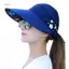 PNPIA- Thời Trang Nữ Kỳ Nghỉ Mùa Hè Rộng Vành Có Thể Gập Lại Mũ Chống Tia UV Đi Biển Tấm Che Mũ Nón Thường Ngày