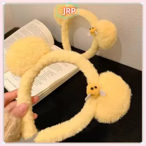 JRP Tai Gấu Ong Dễ Thương Sang Trọng Băng Đô Quấn Tóc Nữ Bé Gái Rửa Mặt Động Vật Đáng Yêu Cosplay Vòng Ban Nhạc Phụ Kiện Tóc Thời Trang JRP
