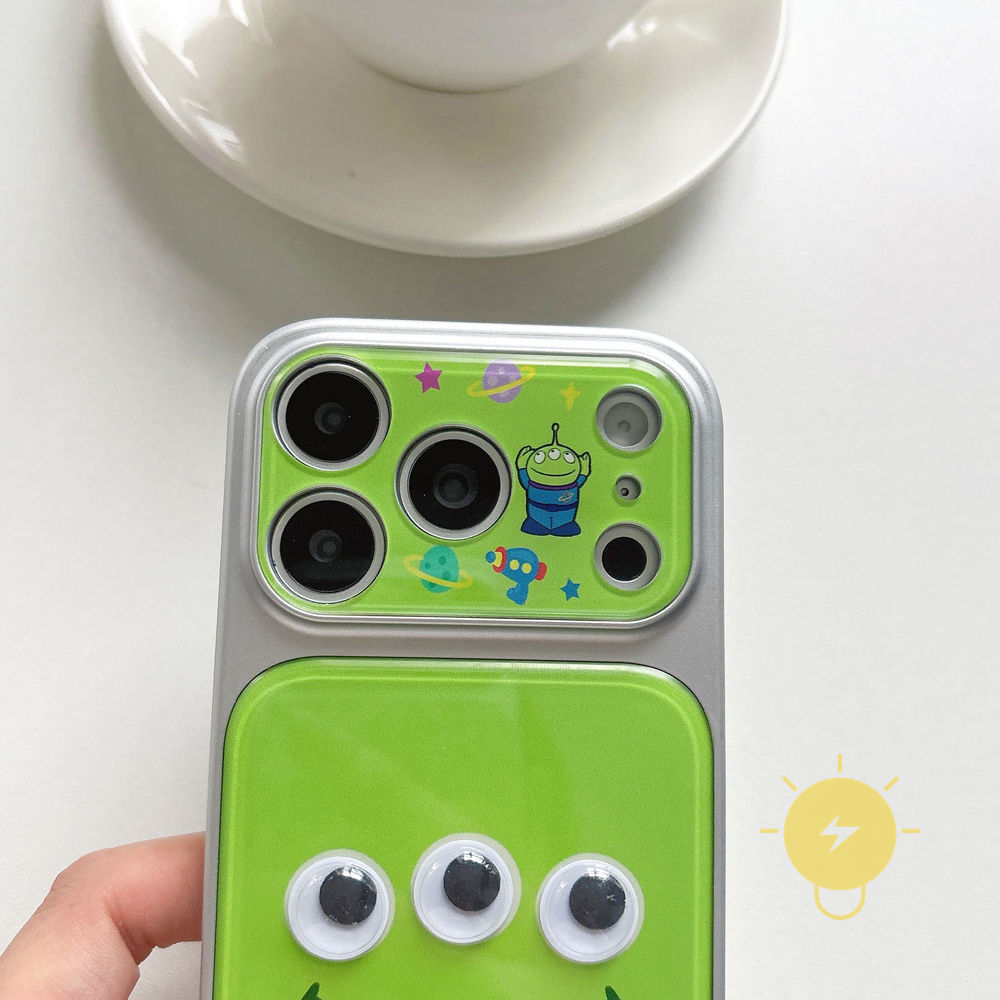 Phone Case For iPhone 17 Pro Max 16 15 14 TPU 3D Three-eyed Man Three-eyed Man Aesthetic Korean Cute