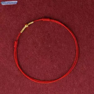 Bluelover Thời Trang Handmade Vòng Tay Dây Đỏ Luy Lắc Tay Nam Nữ Người Yêu Bạn Thân Nhất Luy Vòng Tay Vòng Chân Kích Thước Điều Chỉnh Mới