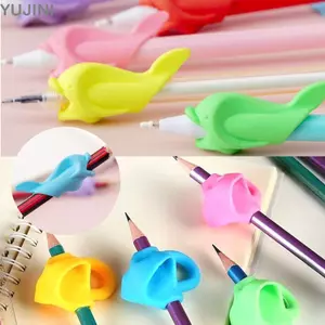 YUJINI Màu Ngẫu Nhiên Hỗ Trợ Viết Tay Cầm Chuyên Nghiệp Trẻ Em Người Lớn Công Thái Học Huấn Luyện Tay Cầm