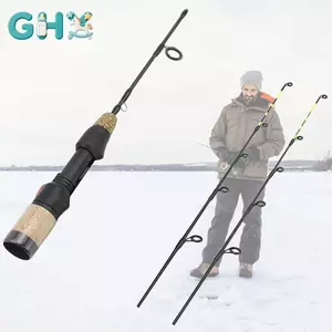 GHX 60cm 2 Đầu Cần Mùa Đông Băng Cần Câu Cực Carbon Cực Đá Cần Câu VN