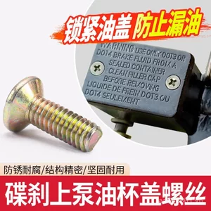 Xe Điện Phanh Đĩa Bơm Dầu Cốc Vít Phanh Bơm Dầu Cốc Nắp Vít Phillips Cố Định Vít Đầu Phẳng 4M12mm LRU1