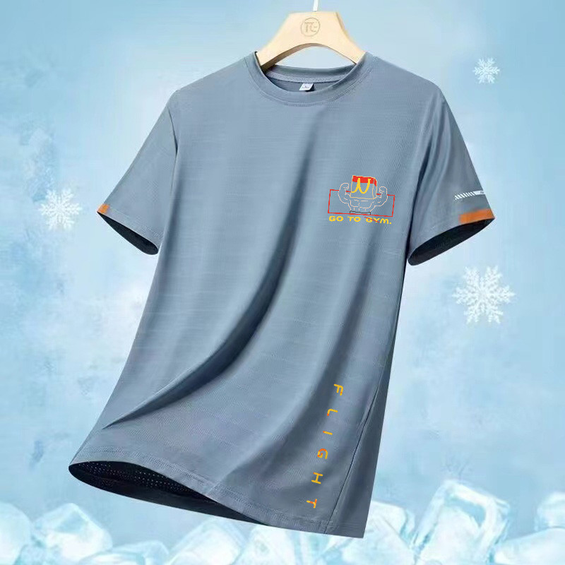 Bộ đồ cầu lông VICTOR 3D in nhanh khô thoáng khí dáng rộng cộng với kích thước unisex chạy bộ thể dục áo sơ mi tay ngắn