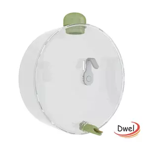 Máy cấp nước DWEL Birds, Bình nước chim dung tích lớn 350ml, Bình nước vẹt chống rò rỉ trong suốt có thể treo cho lồng chim