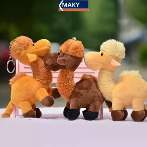 MAKY Dễ Thương Lạc Đà Búp Bê Đồ Chơi Nữ Túi Mặt Dây Chuyền Lông Thú Xe Móc Khóa Hoạt Hình Nhỏ Lạc Đà Mặt Dây Chuyền Móc Khóa Quà Tặng VN