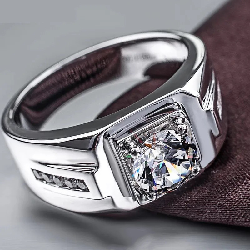 Men's Moissanite Ring by globe_calmness_hub2.vn