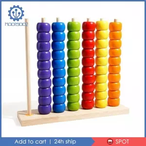 Montessori Gỗ Trẻ Em Học Hạt Phân Loại Màu Trò Chơi Giáo Dục Đồ Chơi Học Tập Cho Lớp Học Mầm Non