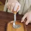Hàng sẵn có Bear Press Stick Dày 304 Thép không gỉ Dụng cụ ép khoai tây băm khoai tây tím chuyên dụng