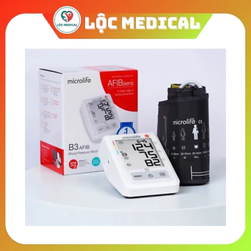 Máy đo huyết áp cảnh báo rung nhĩ MICROLIFE B3 AFIB công nghệ AFIBsens