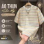 Áo thun nam ngắn tay cổ tròn VN, phong cách cổ điển, vải chất lượng cao, họa tiết sọc Jacquard kiểu Mỹ, thích hợp cho trang phục hợp thời trang mùa hè, giúp sửa đổi hình dạng cơ thể của bạn.