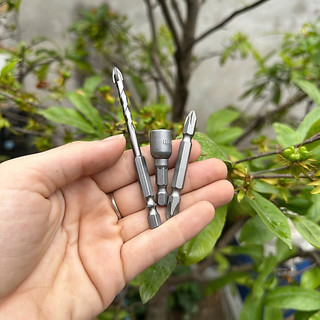 Bộ phụ kiện 3 món đa năng dành cho máy khoan pin, máy siết bulong