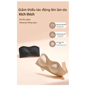 Áo quây không dây kem nền hot bán, chống trượt không tuột, nâng đỡ chống trọng lực gom ngực nhỏ vô hình