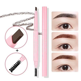 Chì kẻ mày hai đầu siêu mịn tự nhiên chống thấm nước lâu trôi 5 màu