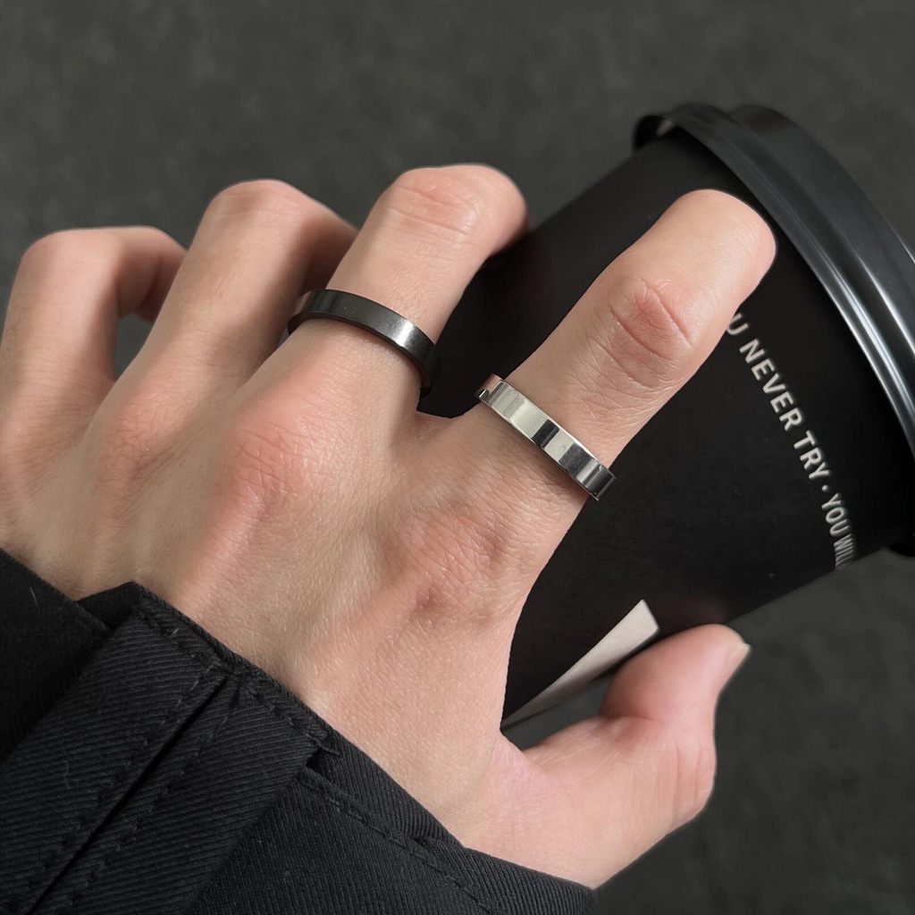 Titanium Steel Couple Rings by cross_minimal_store1.vn