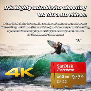 Thẻ SD SanDisk Extreme - Đọc 160MB/s, V90 U3 cho Ghi hình Camera Hành Trình