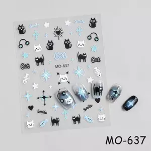 Dễ Thương Dễ Thương Gấu Trúc Mỏng Hoạt Hình Dễ Thương Thú Cưng Làm Móng Tay Miếng Dán Nổi Ba Chiều