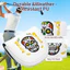 Mới Hình Bán Nguyệt Câu Lạc Bộ Golf Bao Đa Năng Trắng Đầu Lâu Putter Mạnh Từ Tính Nắp Bảo Vệ