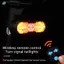 Đèn LED xe đạp Tín hiệu rẽ Đèn hậu USB Điều khiển từ xa Đèn hậu chống nước Tầm nhìn cao cho phụ kiện xe đạp đường trường