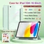 Ốp điện thoại Cho iPad 10th 10.9inch / 11th A16 11inch Có Khe Cắm Bút Vỏ Bảo Vệ Từ Tính Cho iPad Air 11inch M4 M3 Bao Có Ốp điện thoại Trong Suốt Cho iPad Air 4 / Air 5 10.9inch