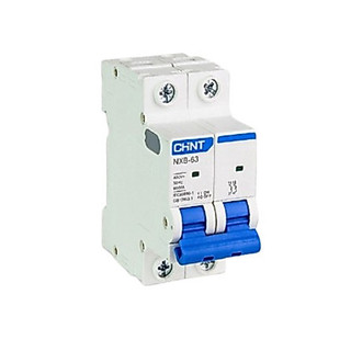 (Freeship) Cầu dao Aptomat an toàn MCB NXB-63 2 Pha 6A - 63A dòng cắt 6kA, Hãng CHINT (Hàng chính hãng xuất khẩu)