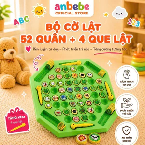 Cờ Lật Giáo Dục 2in1 Anbebe – Trò Chơi Trí Tuệ Tìm Cặp Hình Giống Nhau