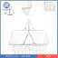 Giỏ Mua Sắm Kim Loại Cầm Tay Đa Năng Chắc Chắn Siêu Thị Tổ Chức Tổ Chức Cho Thực Phẩm Rau Củ Mỹ Phẩm Trái Cây Nhà Để Xe