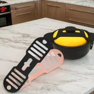 46cm Dây đeo nắp có thể tái sử dụng Dây thun silicon Giá đỡ nắp nồi đa năng cho dây đeo hộp cơm trưa Dây thun Bộ đồ ăn ngoài trời Công cụ VN