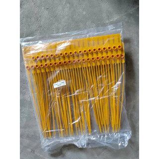 Combo 100 cái Seal /dây / khóa niêm phong kẹp chì bằng nhựa dây tròn dài 40 cm (đã in sẵn số seri)AIMVUKES