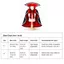 QEARY Chó Halloween Cape, Cổ Mềm Mại Thú Cưng Bát Áo Choàng, Trang Phục Hóa Trang Cho Chó Con Hai Kích Cỡ Nhẹ Hai Màu Mèo Phù Thủy Áo choàng Ảnh Đạo Cụ
