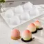{AKIN} Khuôn Nướng Bánh Silicon Hình Đào 6 Khoang Không Dính Cấp Thực Phẩm Cho DIY Kẹo Sô Cô La Bánh Topper Fondant Phụ Kiện Làm Bánh {a}
