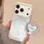 Ốp điện thoại IPhone 17 Pro max Giá đỡ từ tính Sọc tình yêu Phong cách Hàn Quốc 16 / 15 / 14 / 13 Pro Vỏ mềm chống sốc Vỏ bảo vệ toàn diện