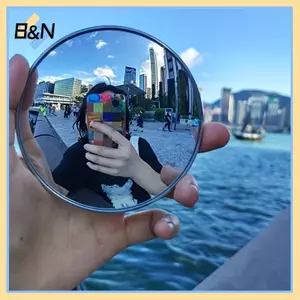 Gương du lịch lồi di động B & N - Phản chiếu góc rộng, Gương Selfie Mini chụp hiệp ước dành cho người sáng tạo nội dung & quà tặng du lịch.